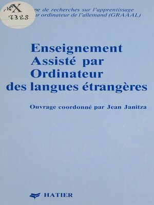 cover image of Enseignement assisté par ordinateur des langues étrangères